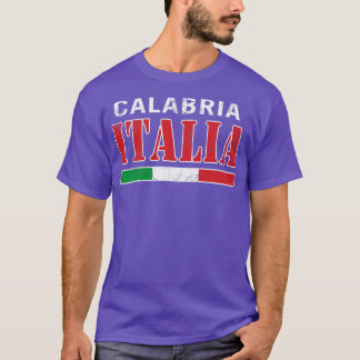 Calabrië Italia Italiaanse vlag Italië Italiano T-shirt