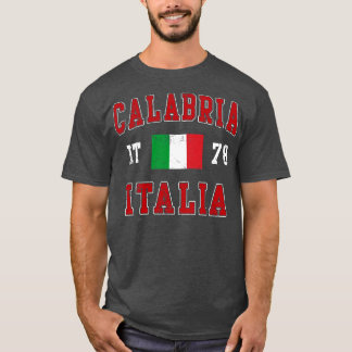 Calabrië Italia Italiaanse vlag T-shirt