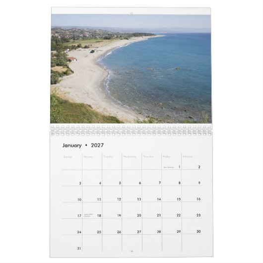 Calabrië, Italië Wandkalender Kalender (Jan 2027)