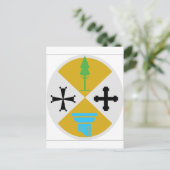 Calabrië (Italië) Wapenstoofpot Briefkaart (Staand voorkant)