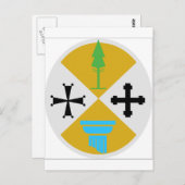 Calabrië (Italië) Wapenstoofpot Briefkaart (Voorkant / Achterkant)