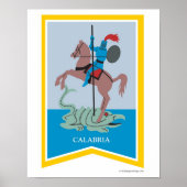 Calabrië regio Italië Art Print (Voorkant)
