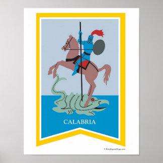 Calabrië regio Italië Art Print