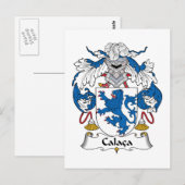 Calaca Family Crest Briefkaart (Voorkant / Achterkant)