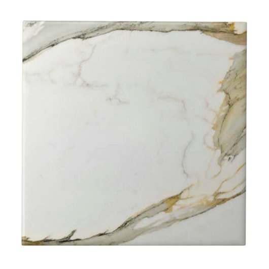 Calacatta Marble Pattern 5 Tegeltje (Voorkant)