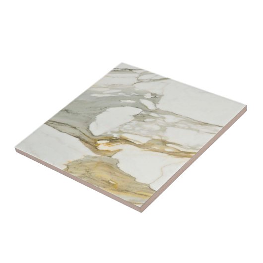Calacatta Marble Pattern 7 Tegeltje (Zijkant)