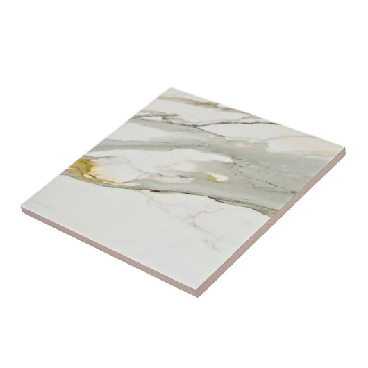Calacatta Marble Pattern 8 Tegeltje (Zijkant)