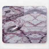 Calacatta Viola Marmer met Water Sphere Macro Muismat (Voorkant)