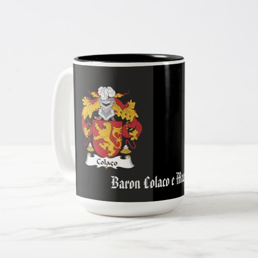 "Calaco" Tweekleurige Koffiemok (Voorkant links)
