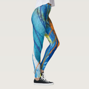 CALactive Blue Freestyle Yoga-Leggings Leggings