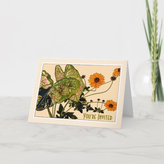 Caladium & Coreopis Flowers, botanische producten- (Voorkant)