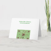 Caladium Merry Christmas Card Feestdagen Kaart (Achterkant)