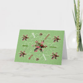 Caladium Merry Christmas Card Feestdagen Kaart