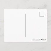 Caladiumroze en groene bladeren Waterverf kunst Briefkaart (Achterkant)