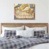 Caladriusvogel, naar verluidt foretell canvas afdruk (Insitu (Slaapkamer))