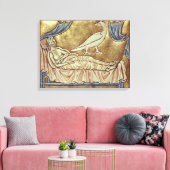 Caladriusvogel, naar verluidt foretell canvas afdruk (Insitu (Woonkamer))