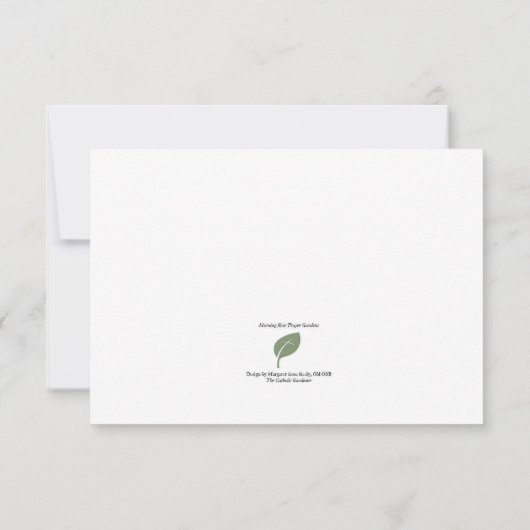 Calah's Hydrangea Flowers 3.5 x 5 Notecard Kaart (Achterkant)