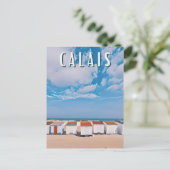 Calais Foto Vintage Briefkaart (Staand voorkant)