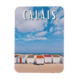 Calais Foto Vintage Magneet