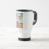 Calais Frankrijk vintage reisposter Reisbeker (Voorkant rechts)