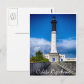 Calais in Nord-Pas de Calais, vuurtoren in Frankri Briefkaart (Voorkant / Achterkant)
