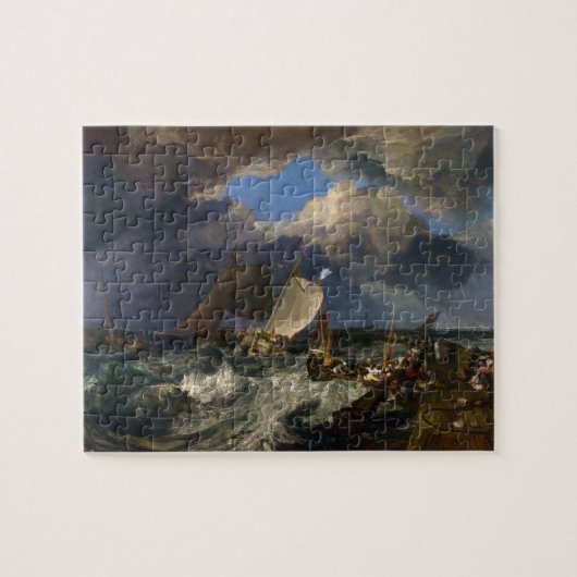 Calais Pier door Joseph Mallord William Turner Legpuzzel (Horizontaal)