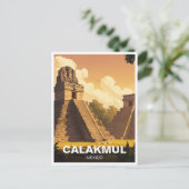 Calakmul Mexico Reizen Briefkaart (Staand voorkant)