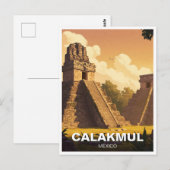 Calakmul Mexico Reizen Briefkaart (Voorkant / Achterkant)