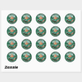 Calakmul Mexico Ronde Sticker (Vel)