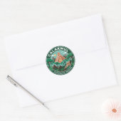 Calakmul Mexico Ronde Sticker (Envelop)