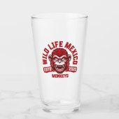 Calakmul Monkeys aus Mexikos Dschungel Glas (Voorkant)