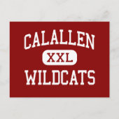 Calallen - Wildcats - Middle - Corpus Christi Briefkaart (Voorkant)