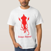 Calamari iemand? t-shirt (Voorkant)