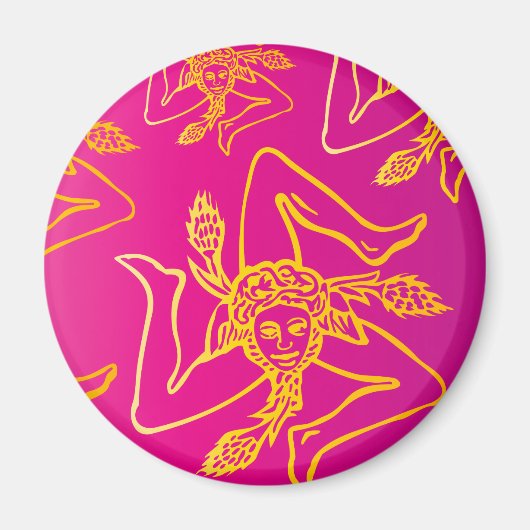 Calamita Kleur TRINACRIA Magneet (Voorkant)