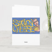 Calamiteit van de Kerstman! Feestdagen Kaart (Achterkant)