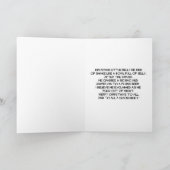 Calamiteit van de Kerstman! Feestdagen Kaart (Binnen)