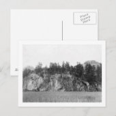 Calamiteitenpiek op de foto van de zwarte heuvels briefkaart (Voorkant / Achterkant)