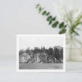 Calamiteitenpiek op de foto van de zwarte heuvels briefkaart (Staand voorkant)