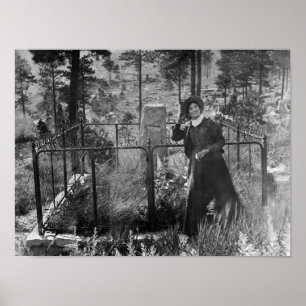 Calamity Jane bij Wild Bill Hickok's Grave Poster
