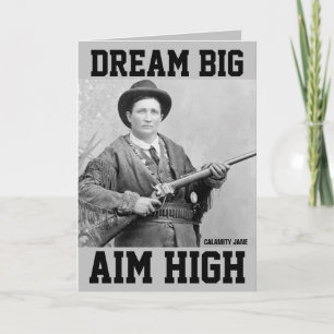 CALAMITY JANE BIRTHDAY-KAARTEN VOOR HAAR KAART