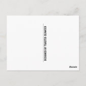 CALAMITY JANE BRIEFKAARTEN (Achterkant)