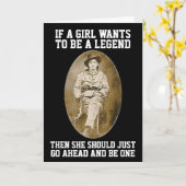 CALAMITY JANE COWGIRL BIRTHDAY GIANT KAARTEN (Gele Bloem)