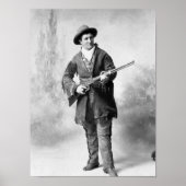 Calamity Jane Holding A Rifle - 1895 Poster (Voorkant)