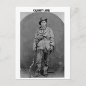 CALAMITY JANE HOLDING PISTOOL BRIEFKAARTEN (Voorkant)