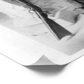 Calamity Jane met haar rifle Poster (Hoek)