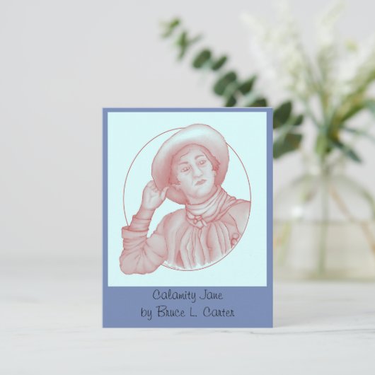 'Calamity Jane' Notecard Bedankkaart (Staand voorkant)