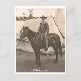 Calamity Jane op Horseback Briefkaart