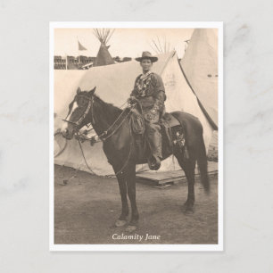 Calamity Jane op Horseback Briefkaart