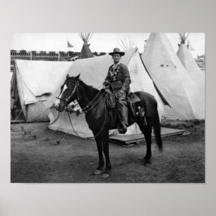 Calamity Jane op Horseback Poster