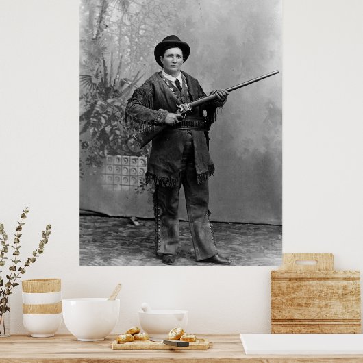  Calamity Jane Portrait Poster (Keuken)